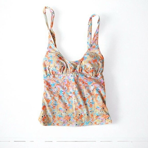 🌻NEW w.tags prAna Mallorca Impressions Tankini + Black Upswell Bottoms Set XS - Picture 4 of 16